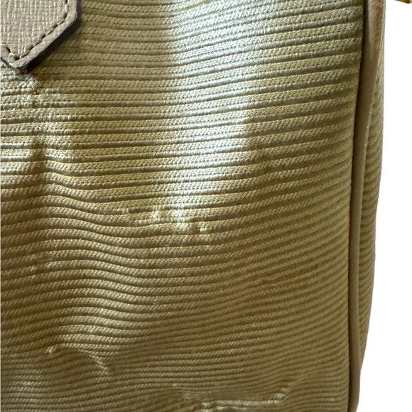 YSL Leather and Fabric Duffel Bag! Vintage Green/Taupe - Picture 14 of 16